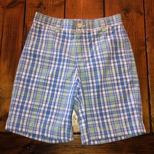 Boys Plaid Vineyard Vines Shorts Size 8